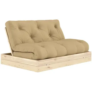 Karup - Flip Tagesbett, 140 x 200 cm, Kiefer natur / wheat beige (758)