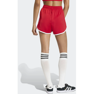Shorts ADIDAS ORIGINALS "3-STREIFEN SPRINTER", Damen, Gr. XXL, N-Gr, rot (better scarlet, weiß, normal, gr.), Obermaterial: 97% Polyester, 3% Elasthan, Hosen Shorts, für Erwachsene, mit Gummizug, enger Schnitt