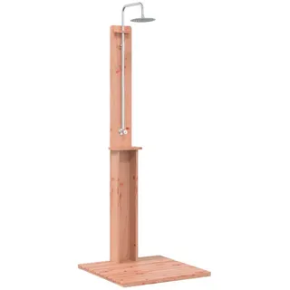 vidaXL Gartendusche Natur 75 x 76 x 217 cm