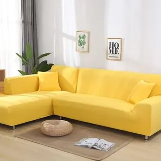 uyeoco Sofabezug L Form Ecksofa 3/2/4 Sitzer Elastischer Sofahusse Grau Stretch Couchhusse Sofaüberwurf Couchhusse Spannbezug Sofa-Abdeckung Hussen Für Couch (Color : M, Size : 170-210cm)