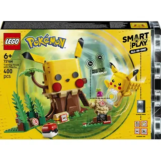 LEGO Pokémon SMART PlayTM: Trainingshaus mit Pikachu Bausatz, Mehrfarbig