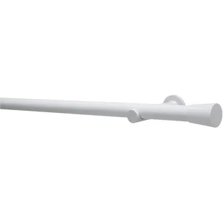 GARDINIA Vorhangstange Korfu 1-läufig Ø 28 mm 200 cm Weiß