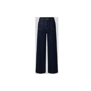 Wide Fit Jeans aus Baumwoll-Mix Modell 'Jessie', Marine, 40