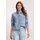 Hemdbluse in Denim-Optik Blau 44