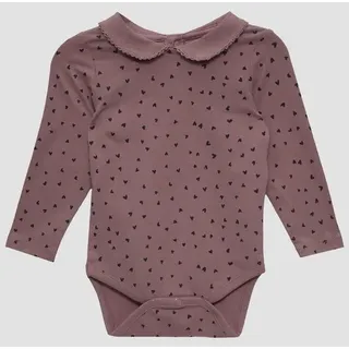 s.Oliver Shirtbody T-Shirt Body Body mit Bubikragen lila 86