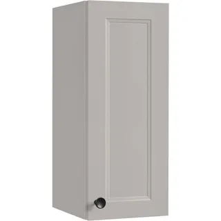 Hängeschrank NOBILIA ""Cascada", Ausrichtung wählbar, vormontiert", grau (front: lacklaminat steingrau, korpus: steingrau), B:30cm H:72cm T:37,2cm, Schränke, in drei Breiten: 30, 40 und 60 cm, mit Soft-Close-Funktion