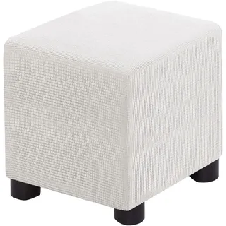 Bezug für Hocker Quadratisch 50x50 40x40 45x45 Ottomane Schonbezug Hockerbezug,Hocker Hussen für Quadratische Fußhocker, Sitzhocker Elastisch Husse, Überzug Möbel Protector für Sofa Fußbank ( Color :