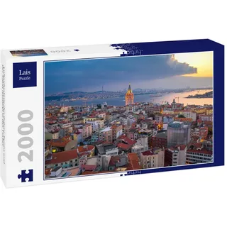 Lais Puzzle Luftaufnahme des Galata-Turms und der Stadt Istanbul in der Türkei 2000 Teile