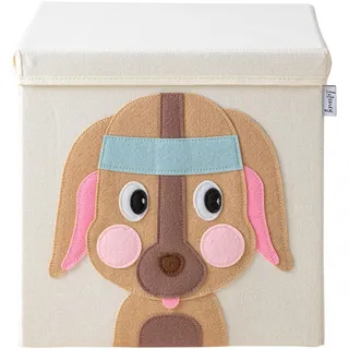 Lifeney Faltbox Aufbewahrungsbox 33 x 33 x 33 cm 1-tlg. beige