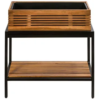 Dehner New York 115 x 94 x 52 cm Braun/Schwarz