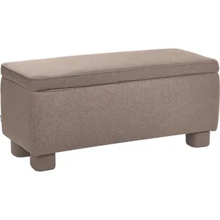 Beliani Polsterbank Ithaca Taupe 104 x 40 x 48 cm
