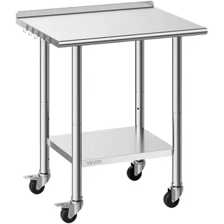 Vevor Edelstahltisch Gastro 762 x 61 x 89,4 cm