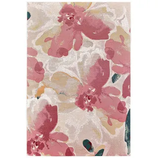 Tom Tailor Garden Blossom Outdoor-Teppich 70 x 120 cm Rosa/Mehrfarbig