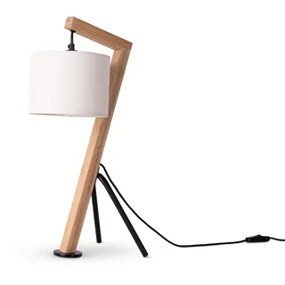 Paco Home Tischlampe Weiß