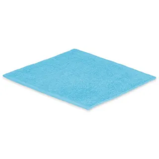 EXKLUSIV HEIMTEXTIL Seiftuch Frottier 500 g/m2  30 x 30 cm Türkis