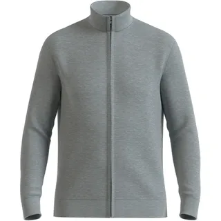 Olymp Herren, Gr. L, grau (silbergrau), 100% Schurwolle, Strickjacken Strickjacke