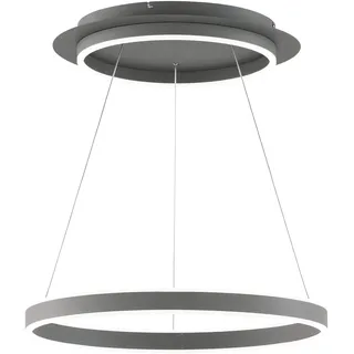 WOFI Pendelleuchte Kemi, Dunkelgrau, h: 150 cm x b: 60 cm x l: 60 cm