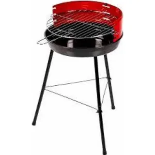 Somagic Beach Grill Holzkohlegrill Geeignet für 8 Personen - Kompakte Größe von 40 x 50 x 45 cm (Grau) - Grau