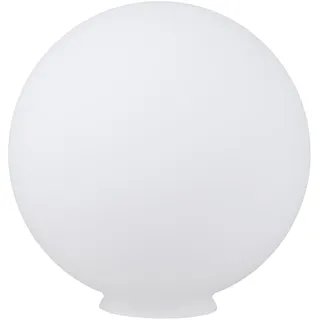 Lampenglas Weiß matt Kugelglas Ø 300mm Ersatzglas Leuchtenglas Opalglas Kugel E27 Kragenrand