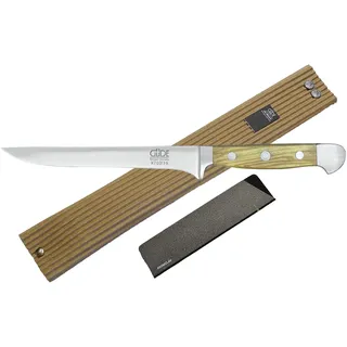 Güde Alpha Olive Messer Kochmesser Santoku Brotmesser Schälmesser Schinkenmesser Chai Dao ohne/mit Gravur + Prymo Farbe 1) Messer OHNE Gravur, Größe Ausbeinmesser 16cm