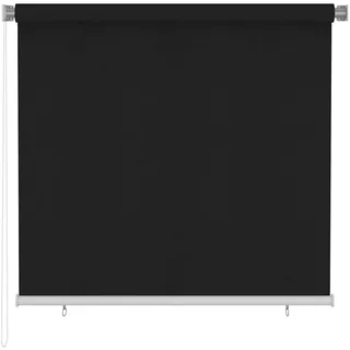 vidaXL Adley 160 x 140 cm Außenrollo schwarz