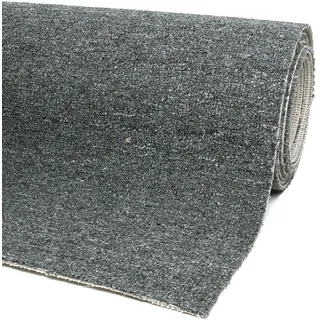 andiamo Teppichboden Henry - pflegeleicht und einfach zu verlegen - Auslegware Teppichboden - Meterware Bodenbelag in Schlingenstruktur mit Trittschalldämmung 200 x 750 cm Anthrazit