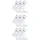 Socken-Set 6er Pack Weiß 35-38