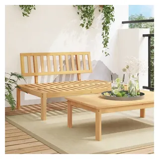 vidaXL Garten-Mittelsofa aus Paletten Massivholz Akazie braun