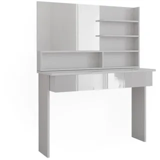 Vicco Schminktisch, Azur Weiß/Weiß Hochglanz 120 cm