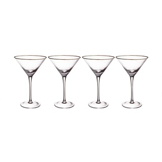 BUTLERS GOLDEN TWENTIES 4x Martini Glas 300ml Gläser