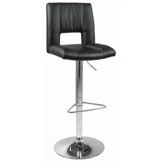 Actona Barhocker SYLVIA 41,5 x 115 x 52 cm Schwarz