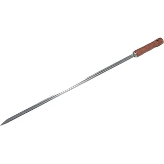 MOESTA-BBQ 10212 Grillspieß für Churrasco-Set, aus Edelstahl, 85 cm x 10 mm | Mit Holzgriff, Kugelgrill Mangal Brat-Spieß, kompatibel mit Weber, Rösle und Napoleon, für Gyros, Kebab und Picanha