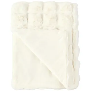 eskimo Webpelz Wohndecke Cloud 150x200 cm | creme - weiß