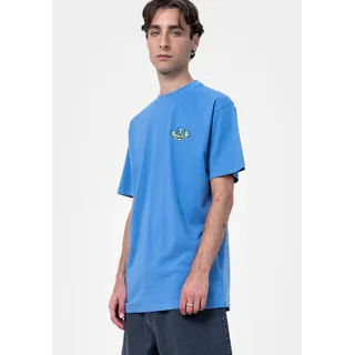 T-Shirt SANTA CRUZ "WINKOWSKI UFO DOT T-SHIRT", Herren, Gr. M, blau (azure blau), Obermaterial: 100% Baumwolle, Shirts T-Shirt