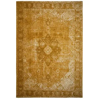 KADIMA DESIGN Coquet Tara Vintage-Teppich 120 x 170 cm Senfgelb