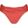 Damen Bikinihose Cheeky High Waist Bikini-Slip Modell rot