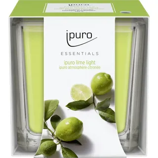 IPURO Duftkerze ipuro Duftkerze Essentials Lime Light 125 g grün