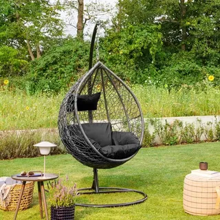 Home Deluxe Hängesessel Cielo Schwarz