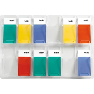 Helit Wandprospekthalter transparent 1/3 DIN A4 76,6 x 5,1 x 52,0 cm, 1 St.