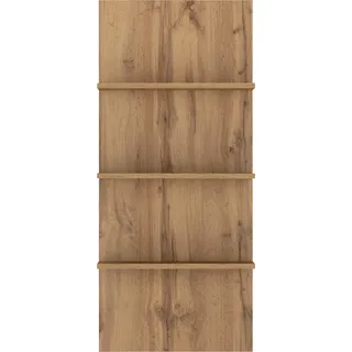 kochstation KS-Brindisi Wandregal 50 x 18 x 115 cm Braun