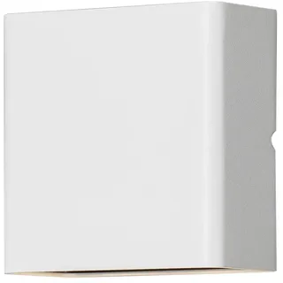 Konstsmide Außenwandleuchte Aluminium 11,0 cm IP54 2x2 LED weiß