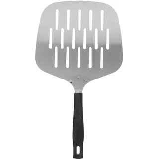 ERINGOGO Edelstahl Pizzaschieber Perforiert Grillpizzaschieber Pizzaschaufel Pizzaofenschaufel Tortenheber Pfannenwender