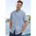 Stehkragenhemd Regular Fit Blau XL