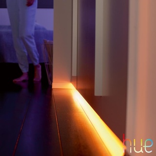 PHILIPS Hue LightStrip Plus Erweiterung LED RGBW Lichtband, 70344800,