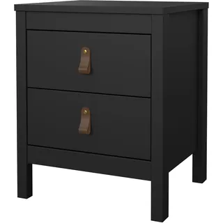 VCM Nachtschrank Madrid 44 x 39 x 54 cm Schwarz