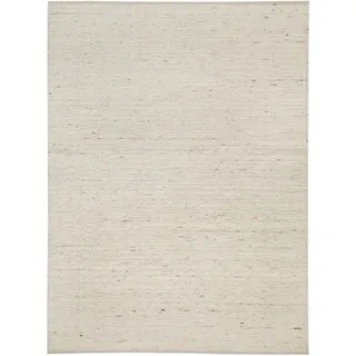 Steffensmeier Handwebteppich, Creme, Naturmaterialien, Quadratisch, 250x250 cm, beidseitig verwendbar, Teppiche & Böden, Teppiche, Naturteppiche