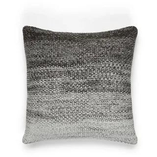 Marc O'Polo Home Dekokissen Nordic knit melange, aus gestrickter nachhaltiger Baumwolle grau