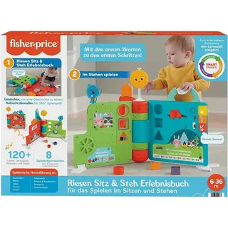 Fisher-Price Motorikbrett Riesen Sitz&Steh Erlebnisbuch mehrfarbig