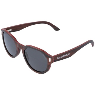 Gamswild Sonnenbrille UV400 GAMSSTYLE Holzbrille polarisierte, getönte Gläser Damen Herren Modell WM0013 in braun, grau, lila grau