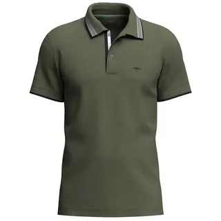 FYNCH-HATTON Poloshirt Polo, contrast tipping dusty olive grün